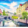 Pintoo - Showpiece Xs - Ljubljana Slovenia Plastic Jigsaw Puzzle (368 Pieces)