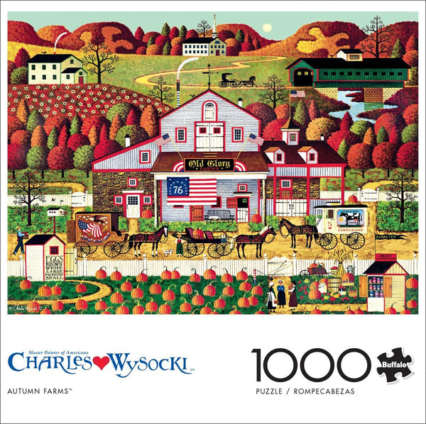 Buffalo Games - Autumn Farms by Charles Wysocki Jigsaw Puzzle (1000 Pieces)