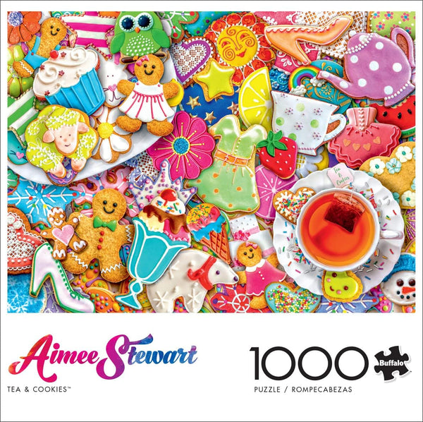 Buffalo Games - Tea and Cookies by Aimee Stewart Jigsaw Puzzle (1000 Pieces)