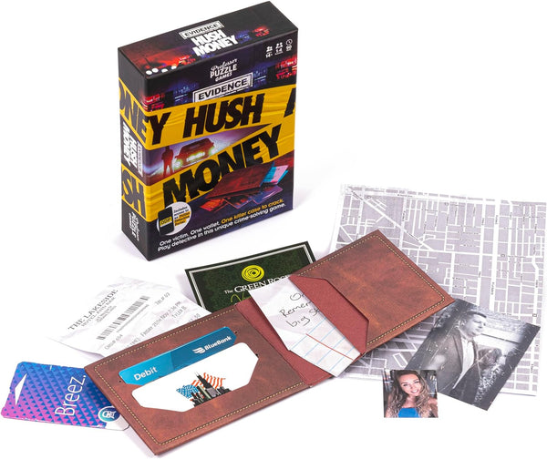 Professor Puzzle - Evidence Hush Money Card Game Jigsaw Puzzle