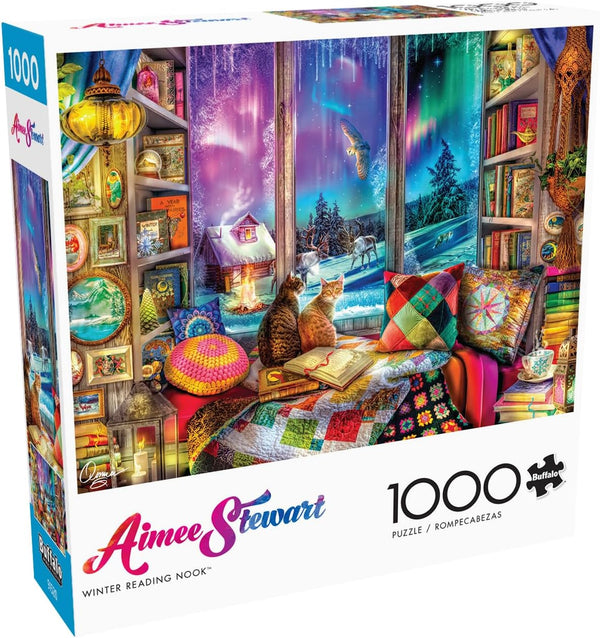 Buffalo Games - Winter Reading Nook by Aimee Stewart Jigsaw Puzzle (1000 Pieces)