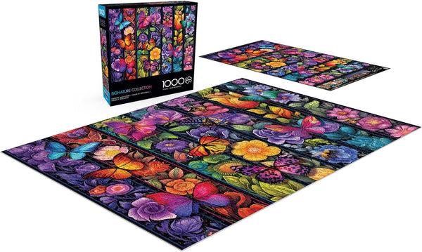 Buffalo Games - Flowers and Flyers Jigsaw Puzzle (1000 Pieces)