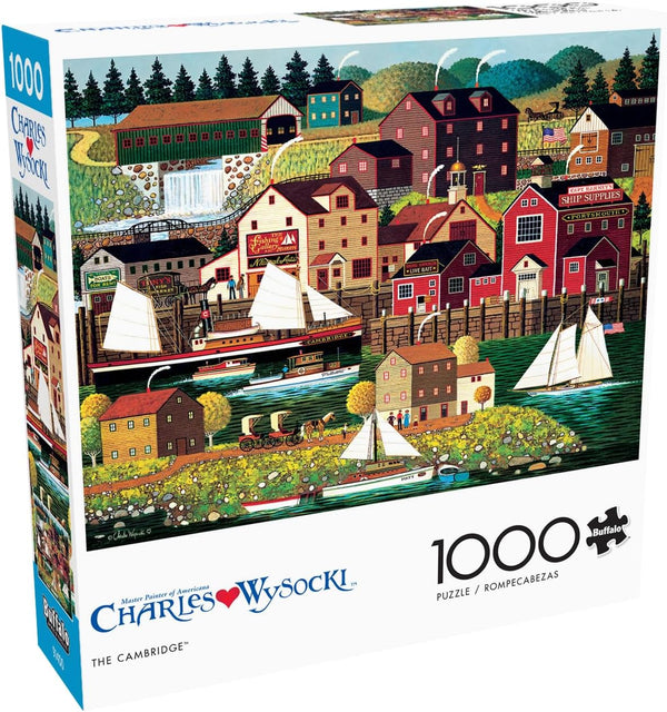 Buffalo Games - The Cambridge by Charles Wysocki Jigsaw Puzzle (1000 Pieces)