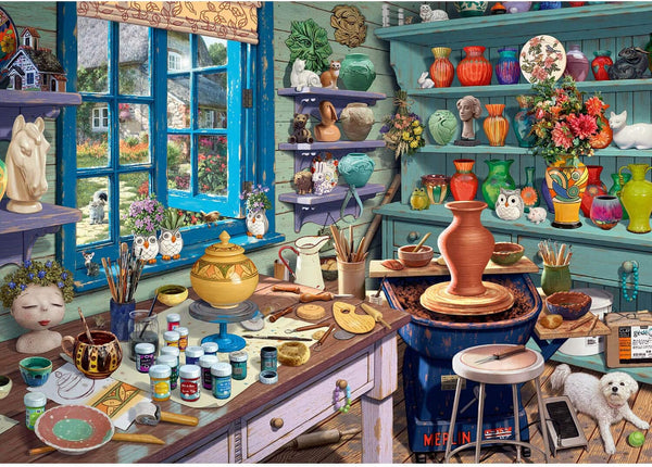 Schmidt - Secret Puzzle Artist Studio by Steve Read Jigsaw Puzzle (1000 Pieces)