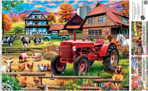 Buffalo Games - Country Life - European Countryside Jigsaw Puzzle (500 Pieces)