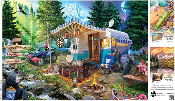 Buffalo Games - Mountain Retreat Jigsaw Puzzle (2000 Pieces)