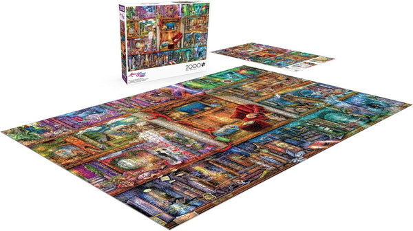 Buffalo Games - The Grand Fiction Library by Aimee Stewart Jigsaw Puzzle (2000 Pieces)