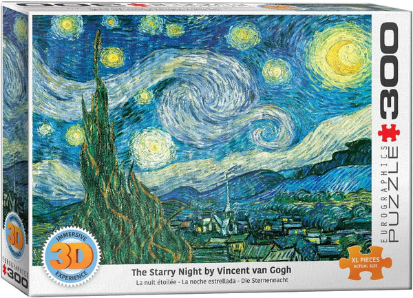 EuroGraphics - Van Gogh,Starry Night XL 3D Jigsaw Puzzle (300 Pieces)