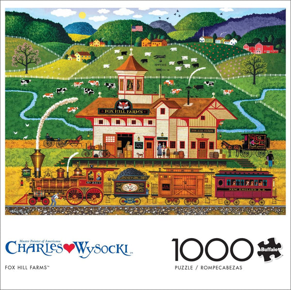 Buffalo Games - Charles Wysocki - Fox Hill Farms - 1000 Piece Jigsaw Puzzle