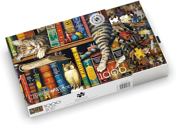 Buffalo Games - Frederick The Literate by Charles Wysocki Jigsaw Puzzle (1000 Pieces)