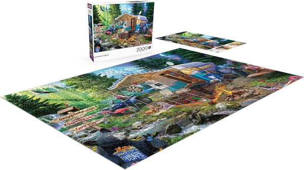 Buffalo Games - Mountain Retreat Jigsaw Puzzle (2000 Pieces)