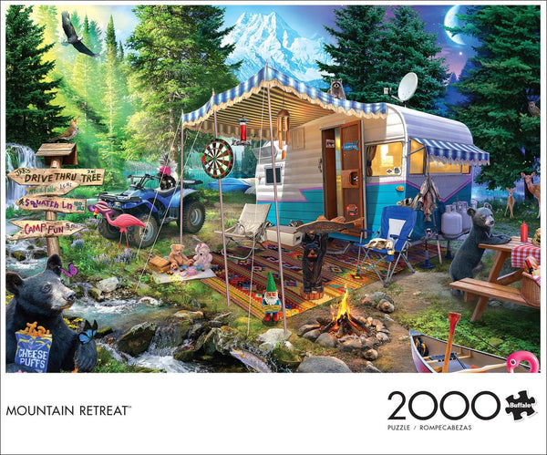 Buffalo Games - Mountain Retreat Jigsaw Puzzle (2000 Pieces)