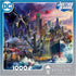 Harlington - DC Comics - Justice League Showdown at Gotham City Pier by Thomas Kinkade Jigsaw Puzzle (1000 Pieces)