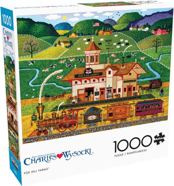 Buffalo Games - Charles Wysocki - Fox Hill Farms - 1000 Piece Jigsaw Puzzle