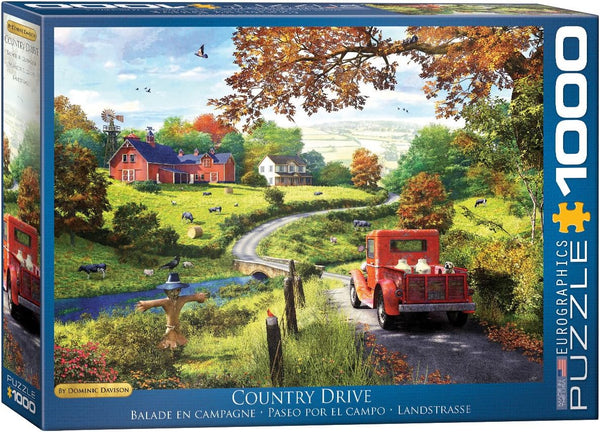 EuroGraphics - Country Drive Jigsaw Puzzle (1000 Pieces)