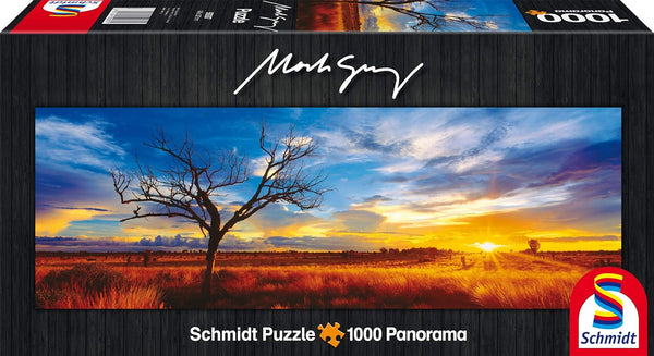 Schmidt - Desert Oak Sunset, NT, Australia by Mark Gray Jigsaw Puzzle (1000 Pieces)