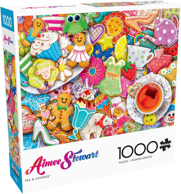 Buffalo Games - Tea and Cookies by Aimee Stewart Jigsaw Puzzle (1000 Pieces)