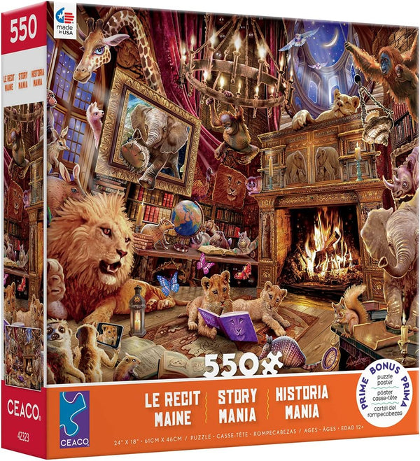 Ceaco - Story Mania - History Mania by Steve Sundram Jigsaw Puzzle (550 Pieces)