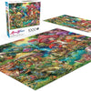 Buffalo Games - Merry Mushroom Village Picnic by Aimee Stewart Jigsaw Puzzle (1000 Pieces)