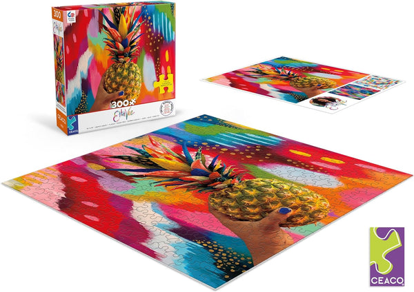 Ceaco - Pineapple - XL by Etta Vee Jigsaw Puzzle (300 Pieces)