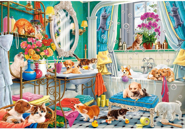 Castorland - Crazy Pet Bath Jigsaw Puzzle (1500 Pieces)