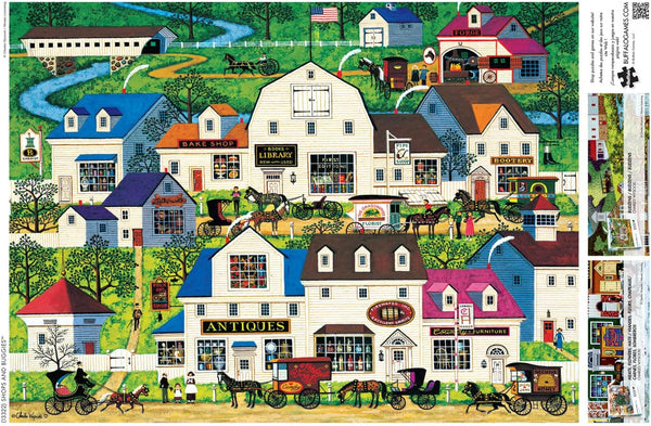 Buffalo Games - Shops and Buggies by Charles Wysocki Jigsaw Puzzle (1000 Pieces)