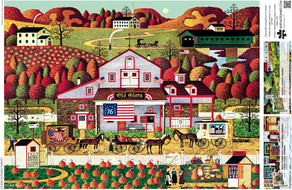 Buffalo Games - Autumn Farms by Charles Wysocki Jigsaw Puzzle (1000 Pieces)