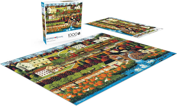 Buffalo Games - Honey Pumpkin Valley by Charles Wysocki Jigsaw Puzzle (1000 Pieces)