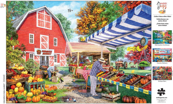 Buffalo Games - Country Life - Grandpa's Farm Market Jigsaw Puzzle (500 Pieces)