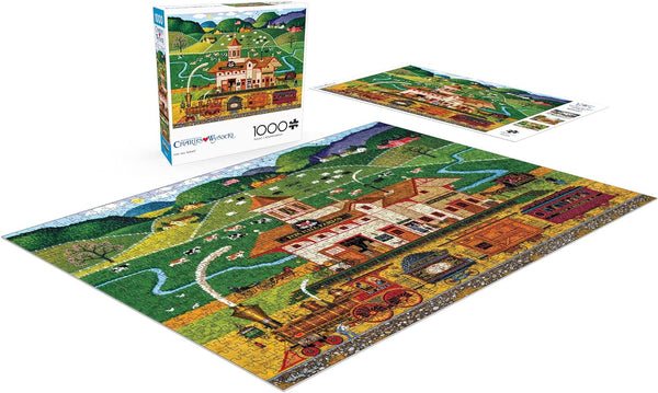 Buffalo Games - Charles Wysocki - Fox Hill Farms - 1000 Piece Jigsaw Puzzle