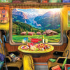 Buffalo Games - Swiss Train Ride by Lars Stewart Jigsaw Puzzle (1000 Pieces)