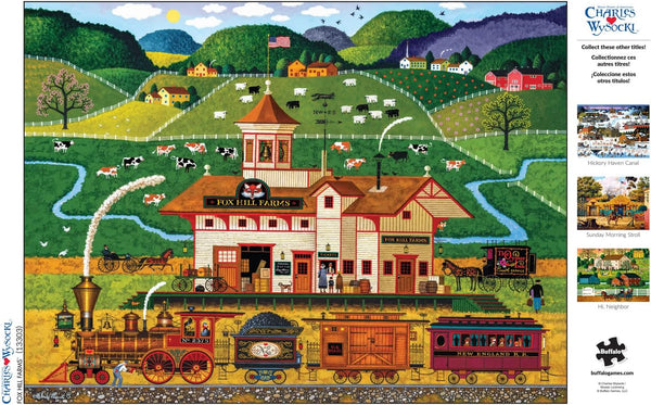 Buffalo Games - Charles Wysocki - Fox Hill Farms - 1000 Piece Jigsaw Puzzle