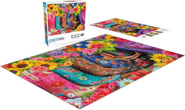 Buffalo Games - Cowgirl Colors Jigsaw Puzzle (1000 Pieces)