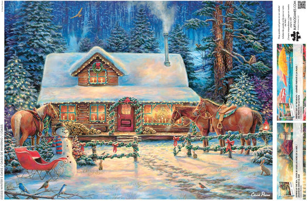 Buffalo Games - Winter's Oasis by Chuck Pinson Jigsaw Puzzle (1000 Pieces)