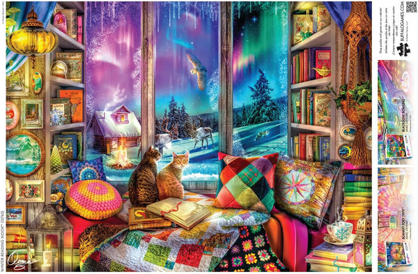 Buffalo Games - Winter Reading Nook by Aimee Stewart Jigsaw Puzzle (1000 Pieces)