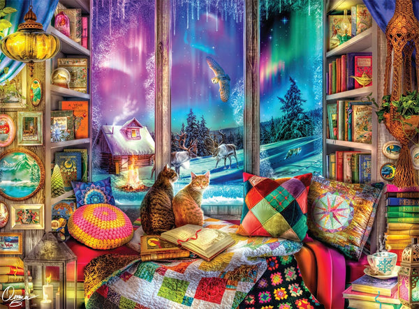 Buffalo Games - Winter Reading Nook by Aimee Stewart Jigsaw Puzzle (1000 Pieces)