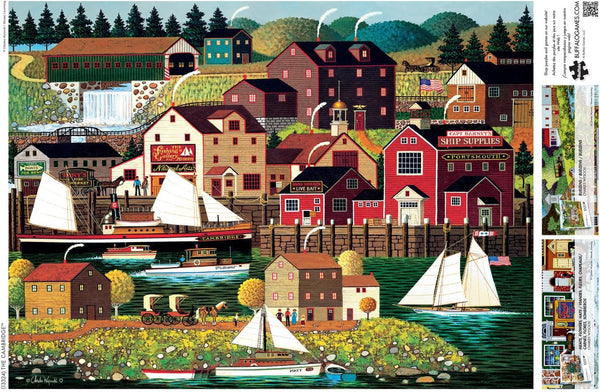 Buffalo Games - The Cambridge by Charles Wysocki Jigsaw Puzzle (1000 Pieces)