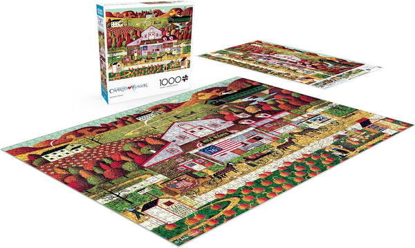 Buffalo Games - Autumn Farms by Charles Wysocki Jigsaw Puzzle (1000 Pieces)