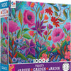 Ceaco - Peggy's Garden - Colorful Conversation by Peggy Davis Jigsaw Puzzle (1000 Pieces)