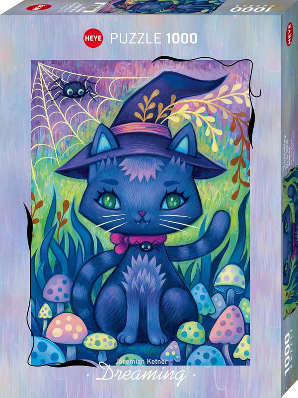 Heye - Dreaming Witch Cat Jigsaw Puzzle (1000 Pieces)