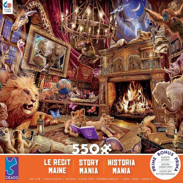 Ceaco - Story Mania - History Mania by Steve Sundram Jigsaw Puzzle (550 Pieces)