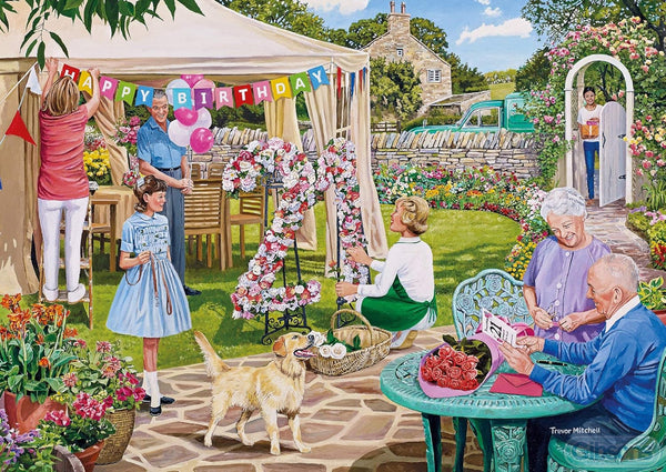 Gibsons - The Florist's Round (4 X 500pc) Jigsaw Puzzle (2000 Pieces)