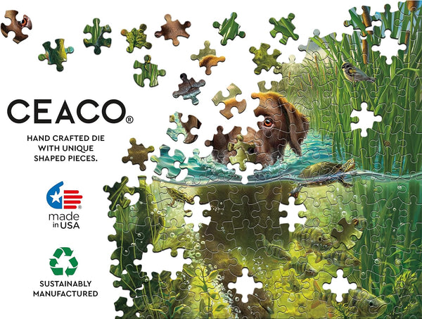 Ceaco - Chocolate Lab by Mark Fredrickson Jigsaw Puzzle (500 Pieces)