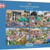 Gibsons - The Florist's Round (4 X 500pc) Jigsaw Puzzle (2000 Pieces)