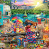 Buffalo Games - Family Campsite with Hidden Images by Aimee Stewart Jigsaw Puzzle (500 Pieces)