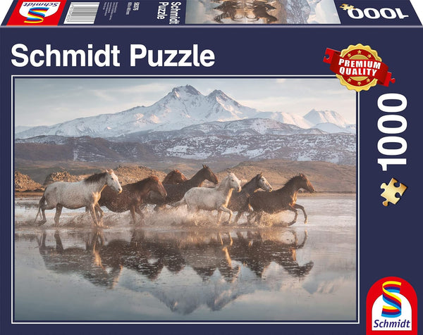 Schmidt - Horses In Cappadocia Jigsaw Puzzle (1000 Pieces)