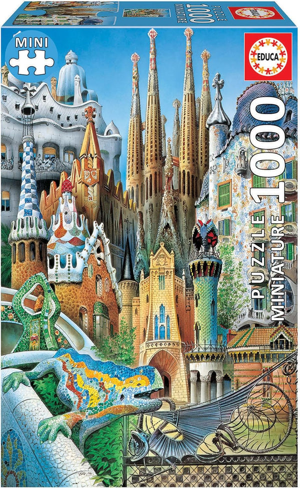 Educa - Miniature Gaudi Collage Jigsaw Puzzle (1000 Pieces)