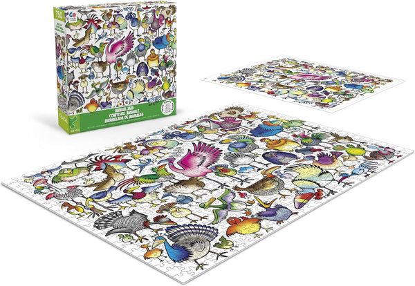 Ceaco - Animal Jam - Birds Galore by Lynn Johnston Jigsaw Puzzle (750 Pieces)