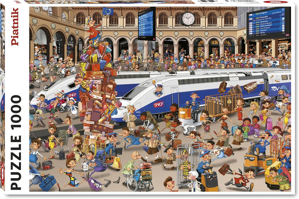 Piatnik - Ruyer, Railway Station Jigsaw Puzzle (1000 Pieces)