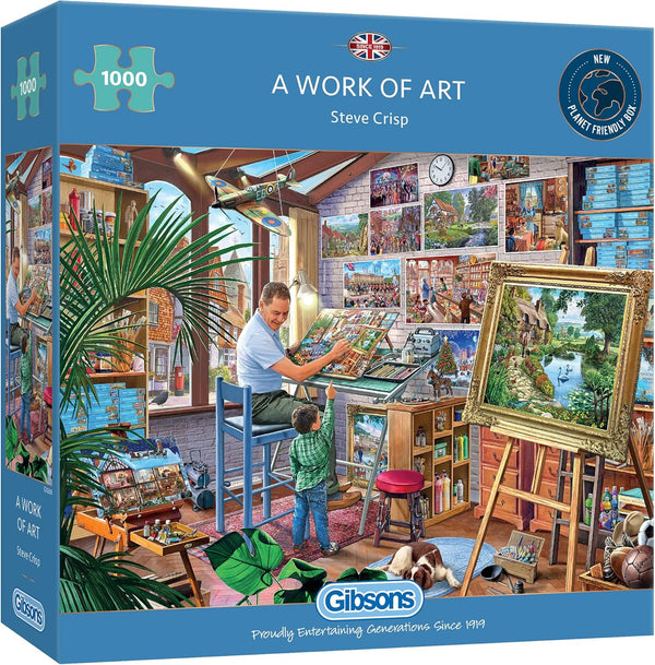 Gibsons - A Work of Art Jigsaw Puzzle (1000 Pieces)